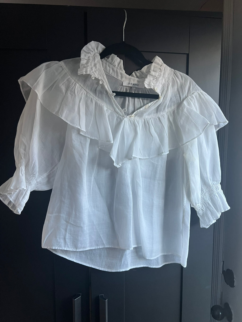 Frame white blouse