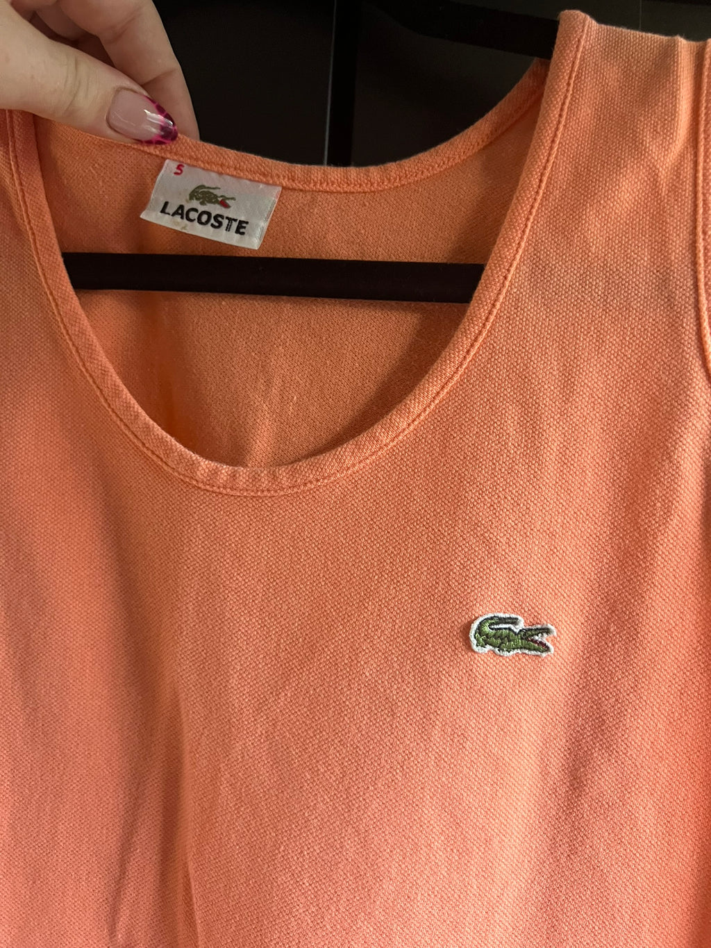 Vintage Lacoste knit dress