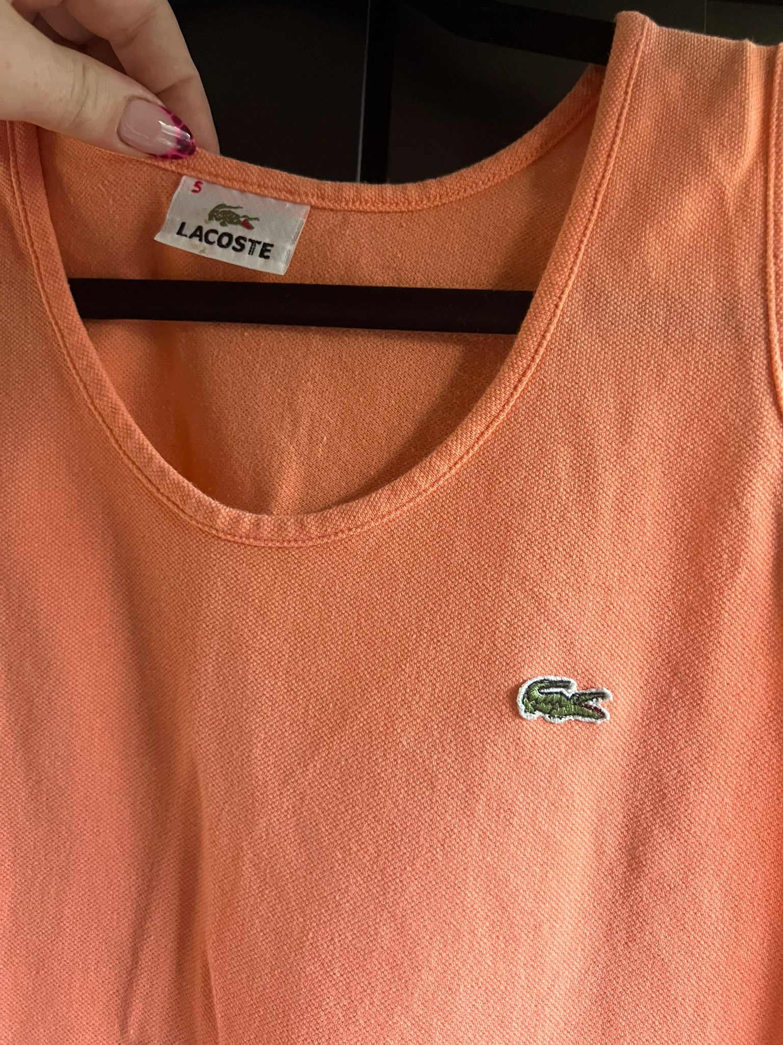 Vintage Lacoste knit dress