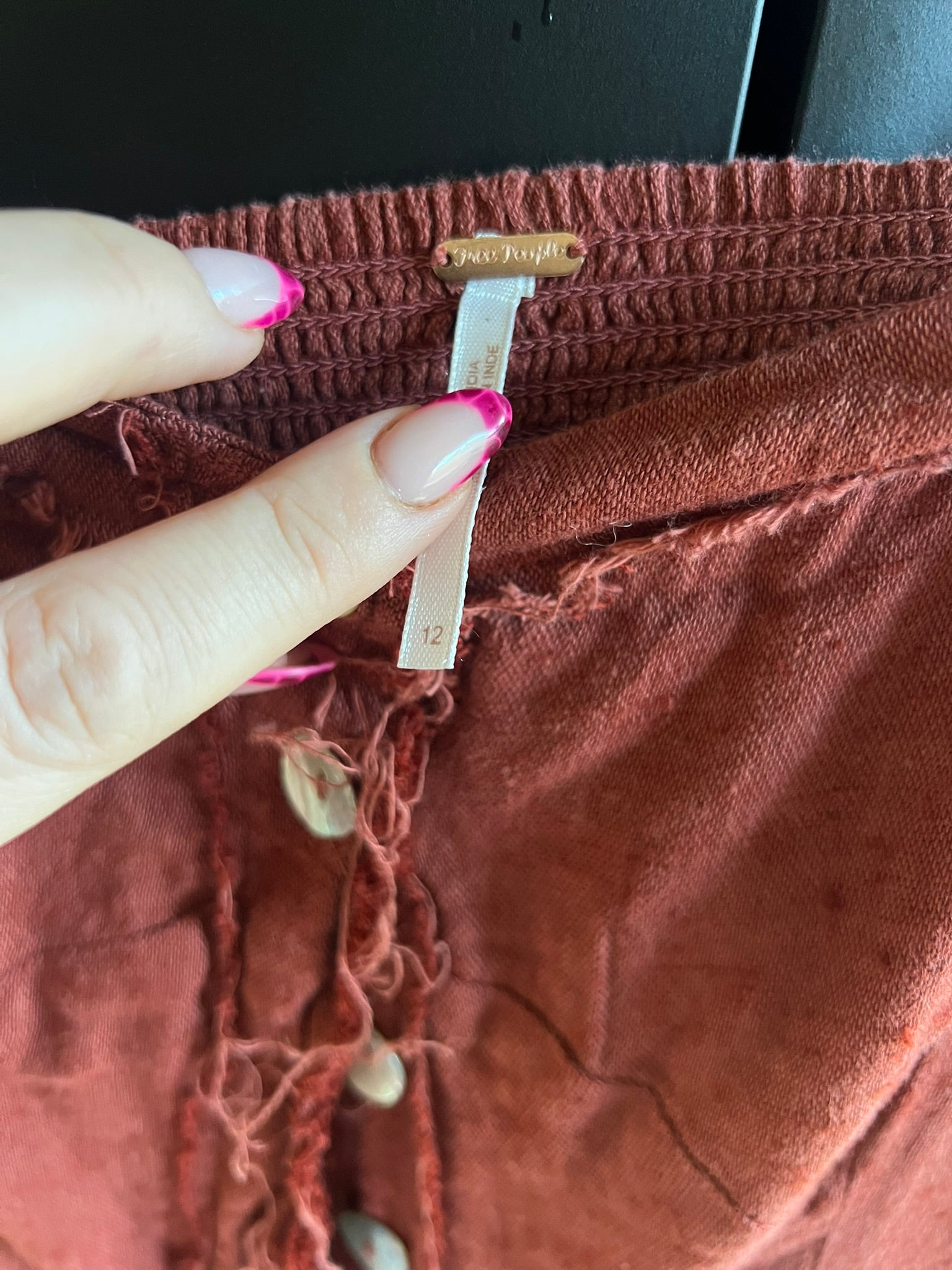 Free People button up dress