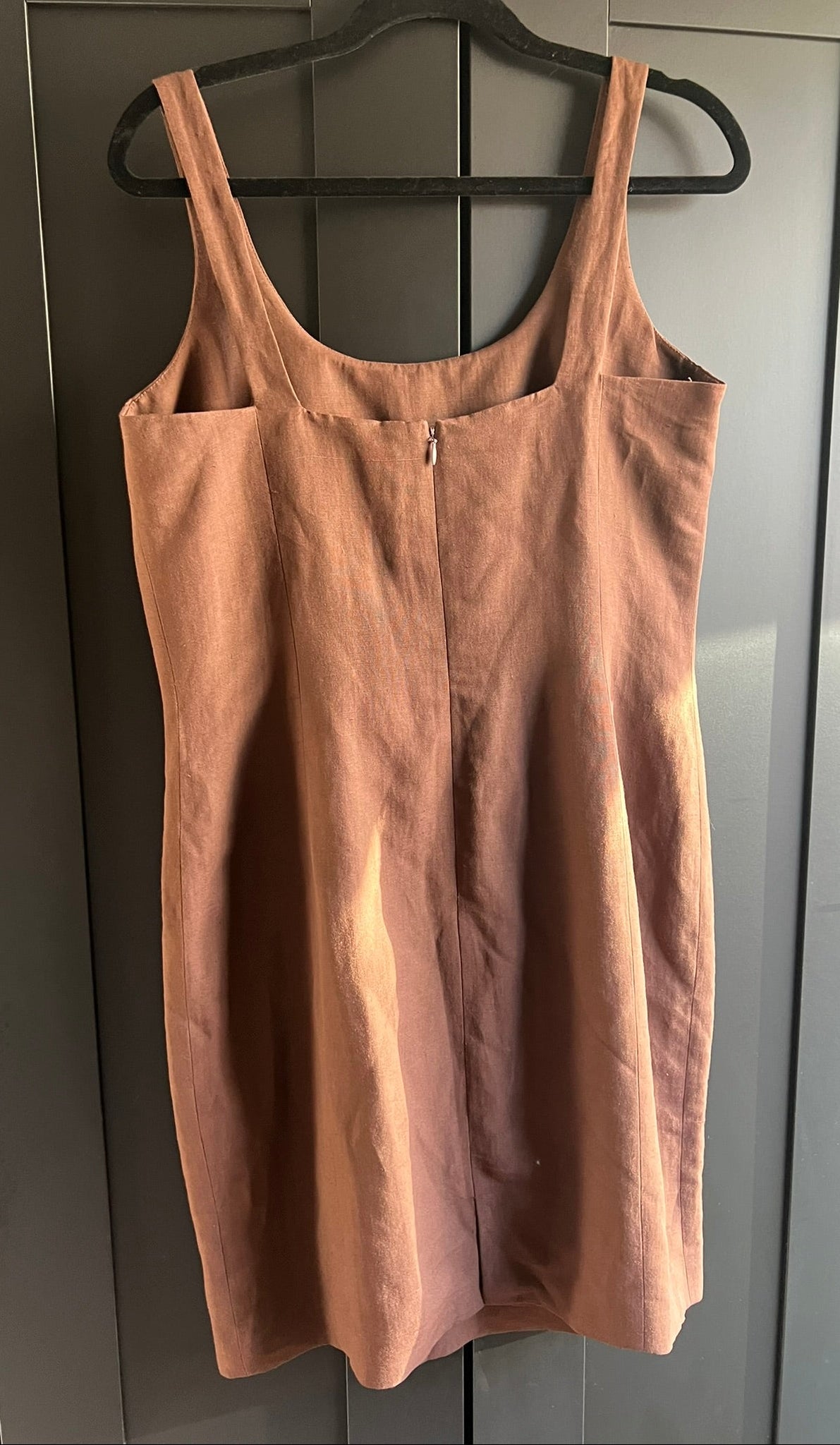 Brown tank dress
