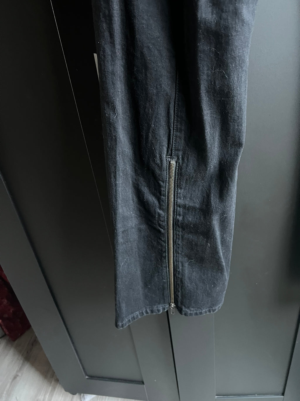 Anthropologie black flare jeans