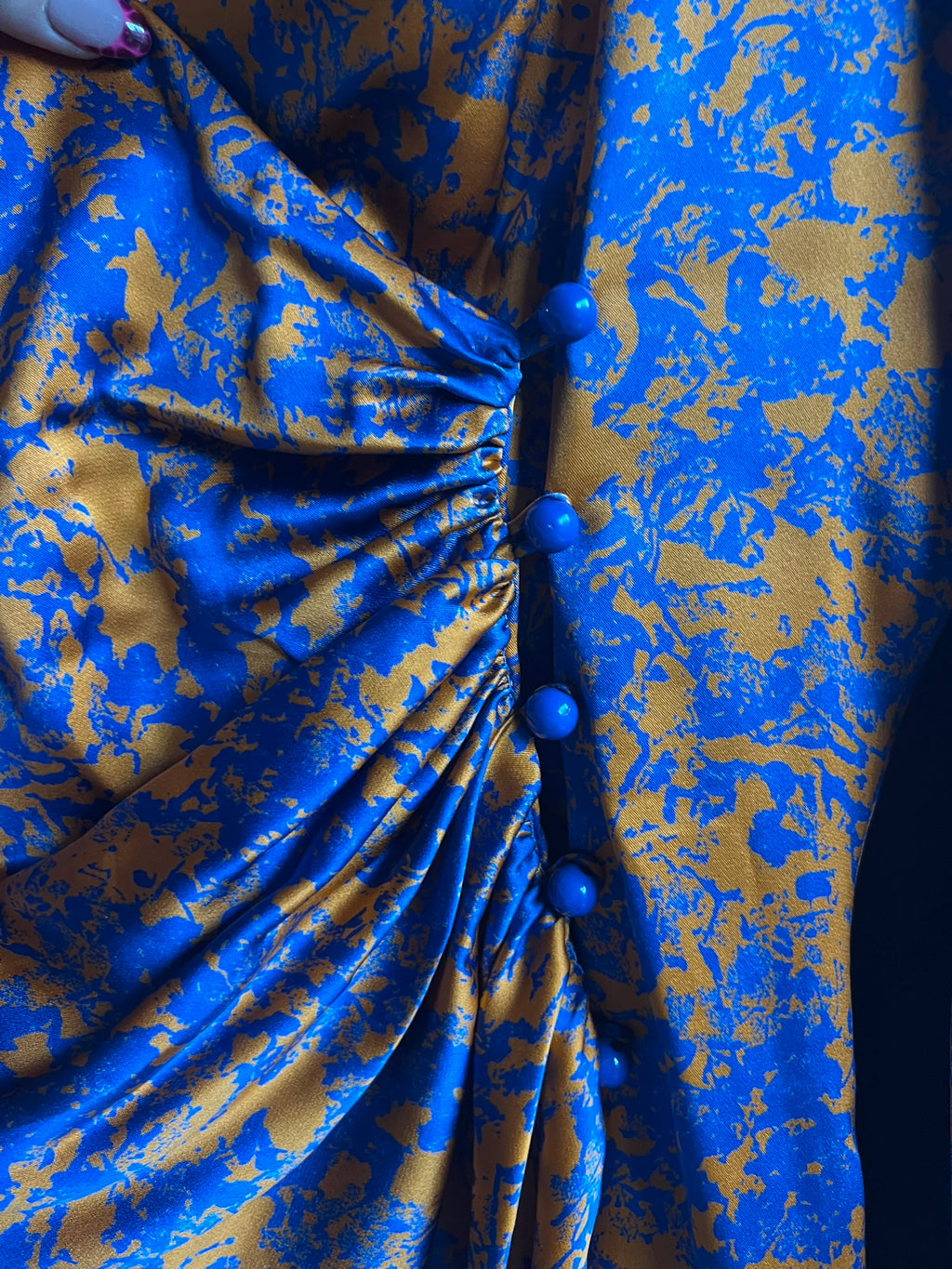 Vintage French silk blouse