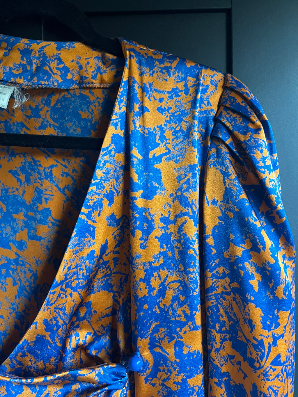 Vintage French silk blouse