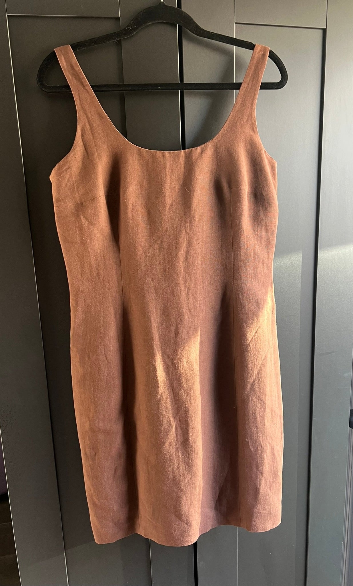 Brown tank dress