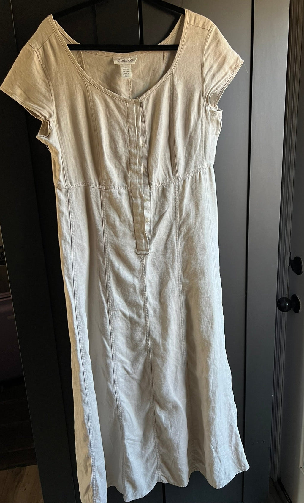 100% linen dress
