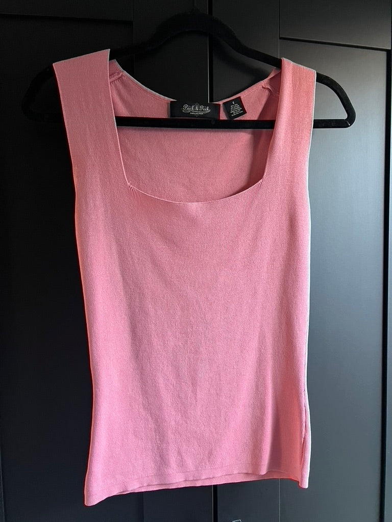 Vintage silk sweater tank
