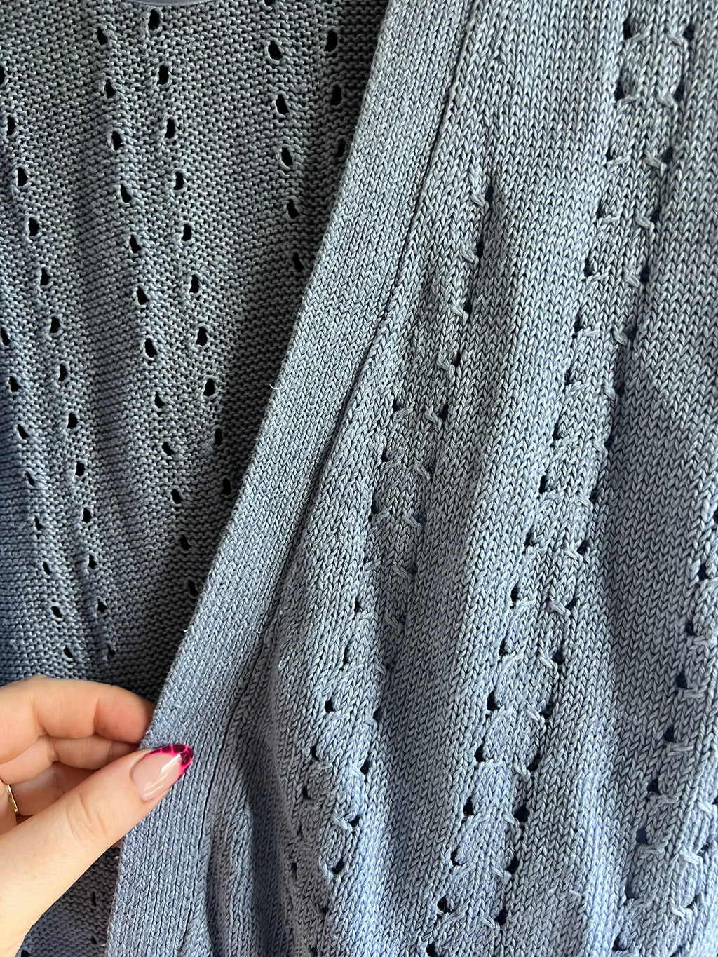 100% Italian linen knit cardigan