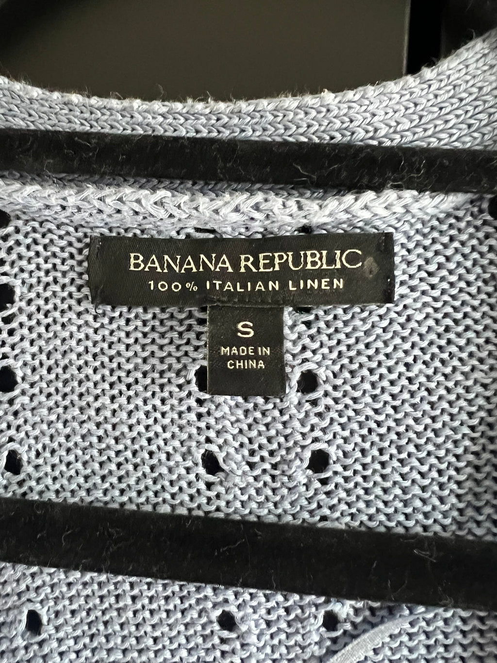 100% Italian linen knit cardigan