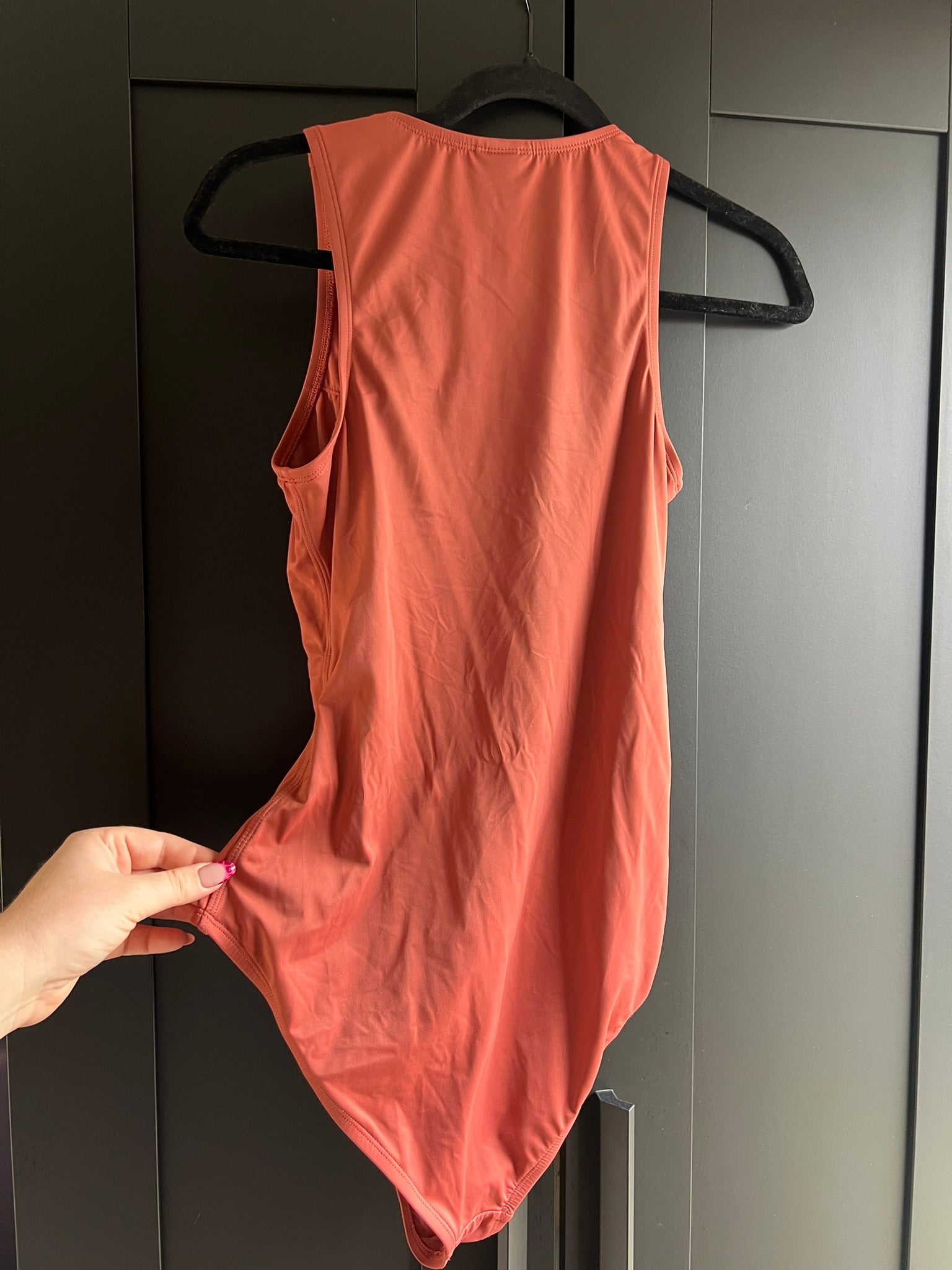 Orange Andie one piece swimsuit