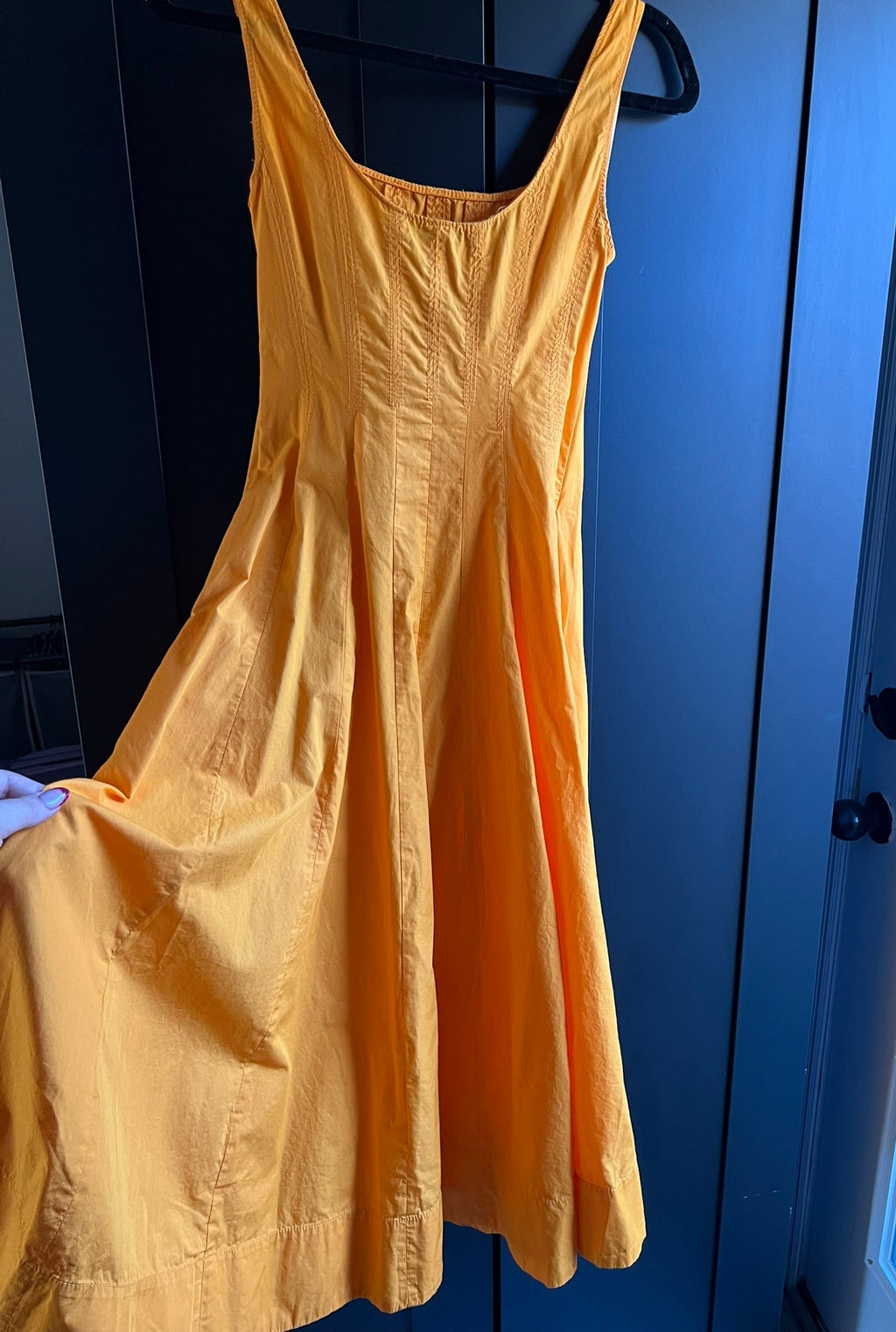 Zara cotton midi dress