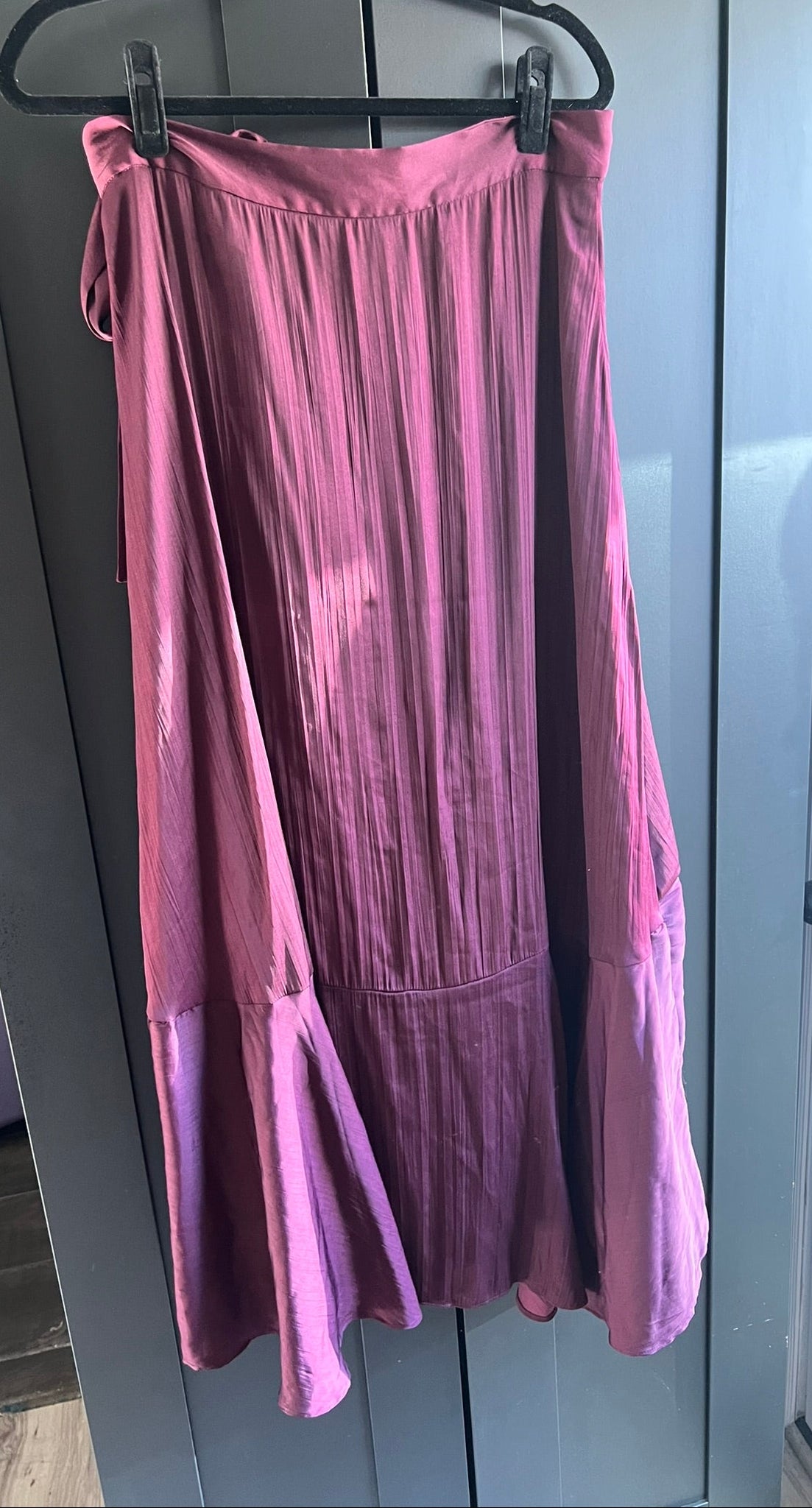 Anthropologie maxi wrap skirt