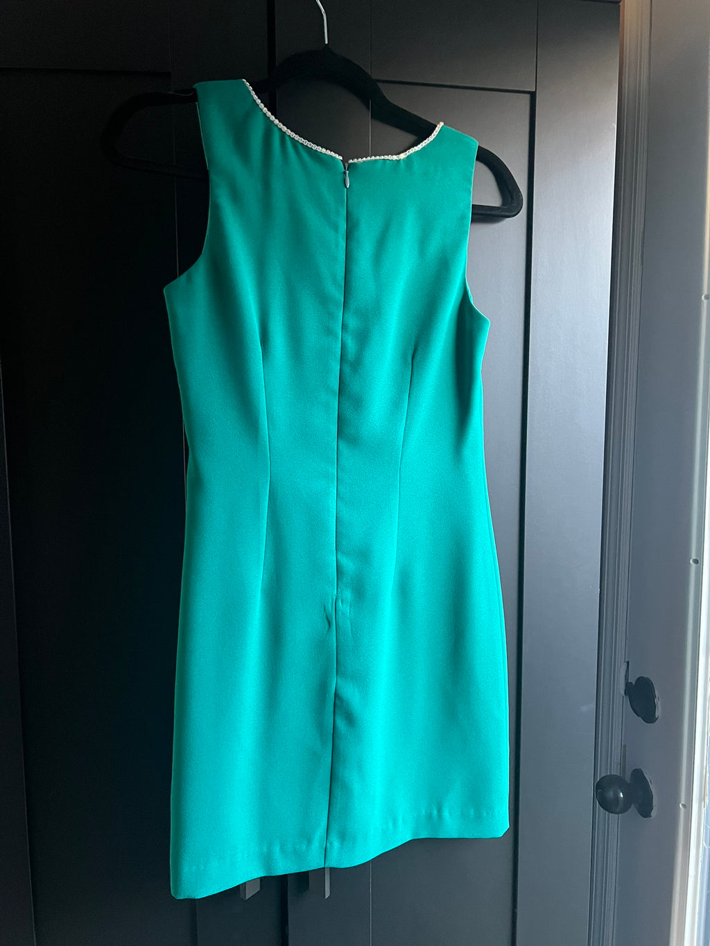 Vintage mini emerald green dress