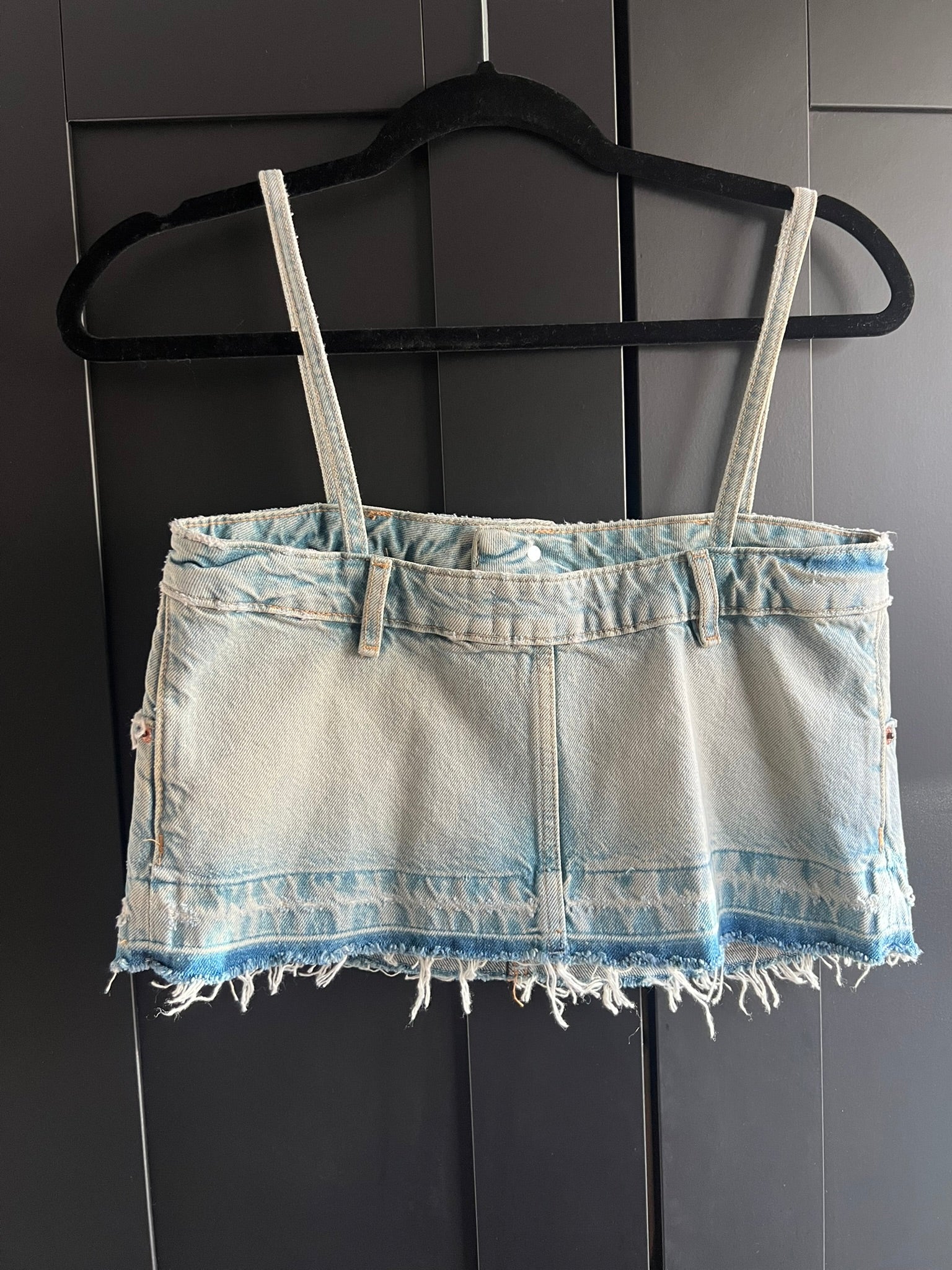 Zara denim tank