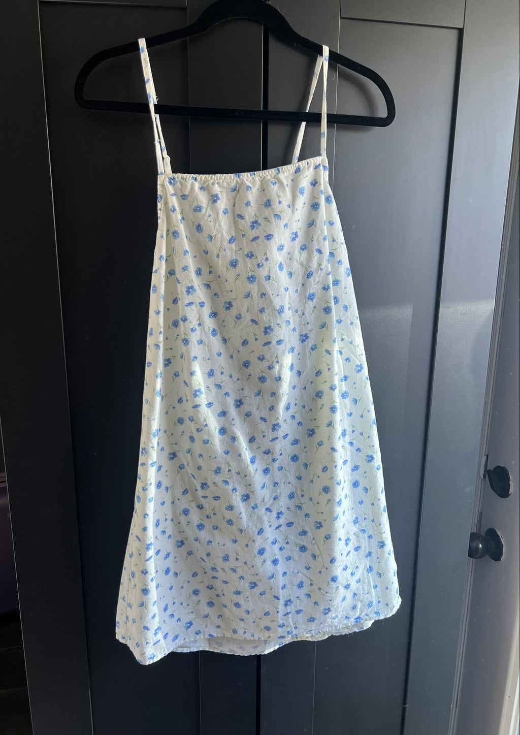 Linen/cotton mini dress