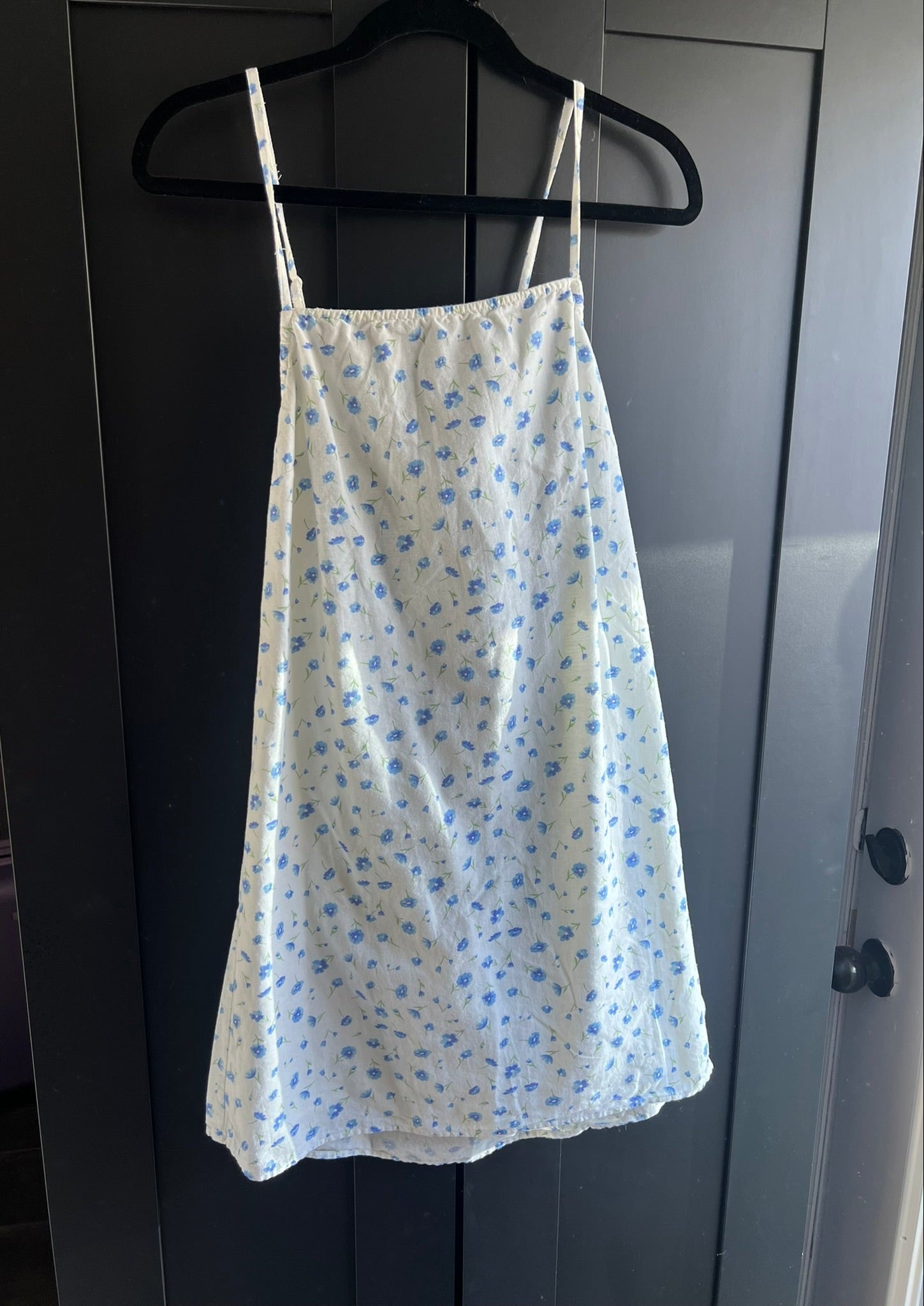 Linen/cotton mini dress