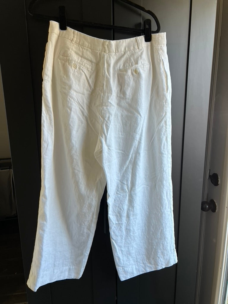Linen/cotton trouser