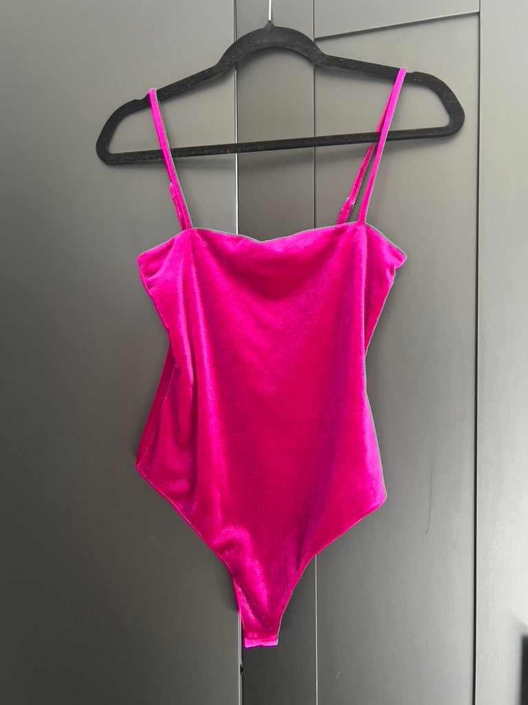 Lovers & Friends velvet bodysuit