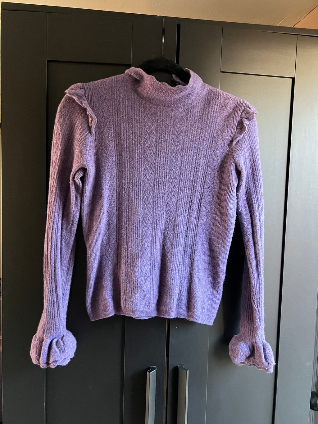 Purple Polo Ralph Lauren wool sweater