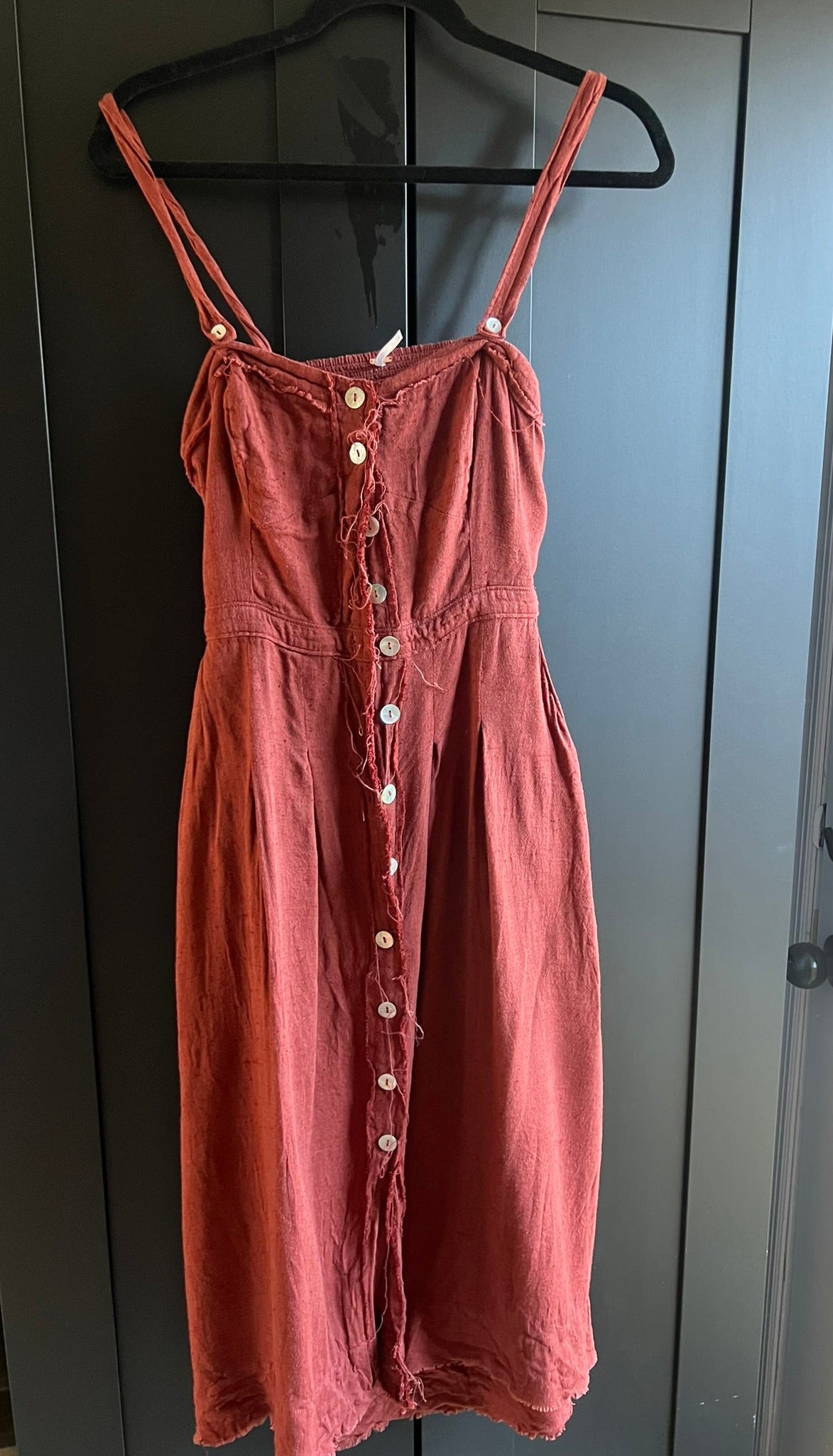 Free People button up dress