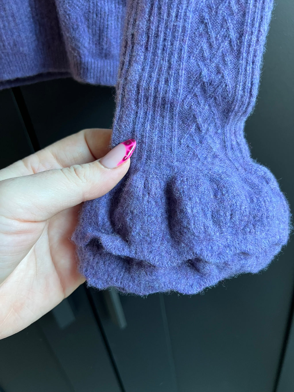 Purple Polo Ralph Lauren wool sweater