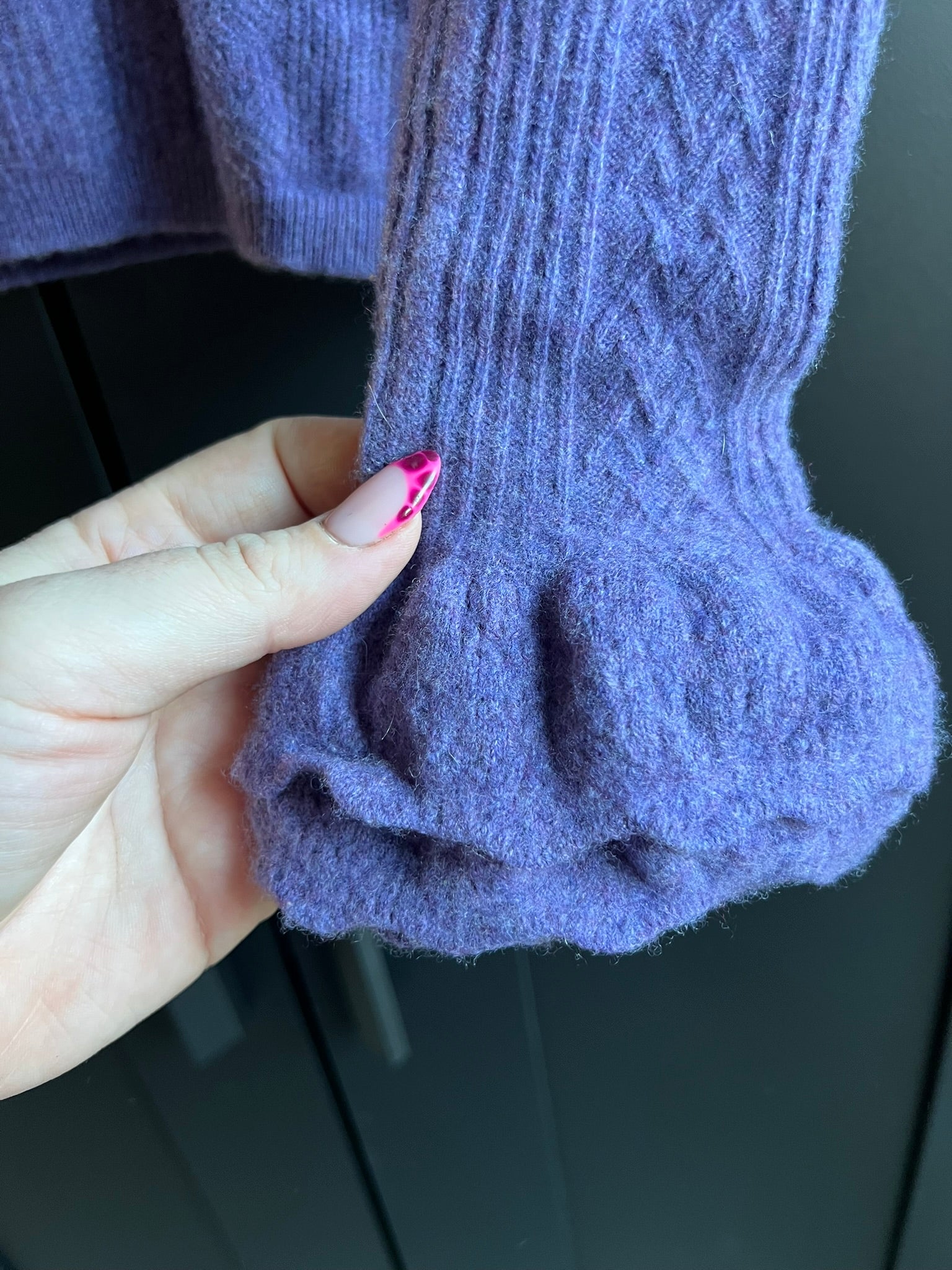 Purple Polo Ralph Lauren wool sweater