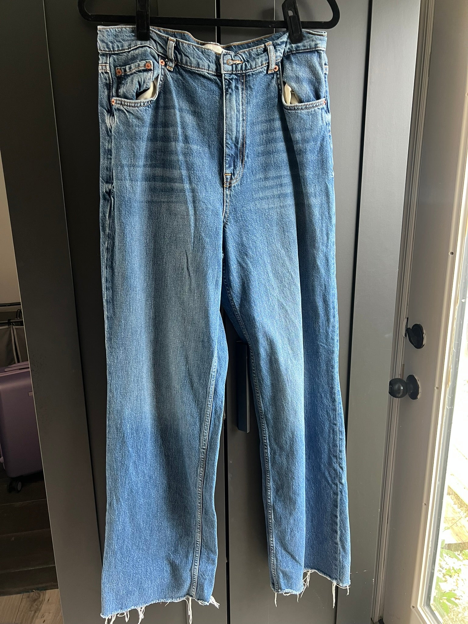 Zara wide leg jeans