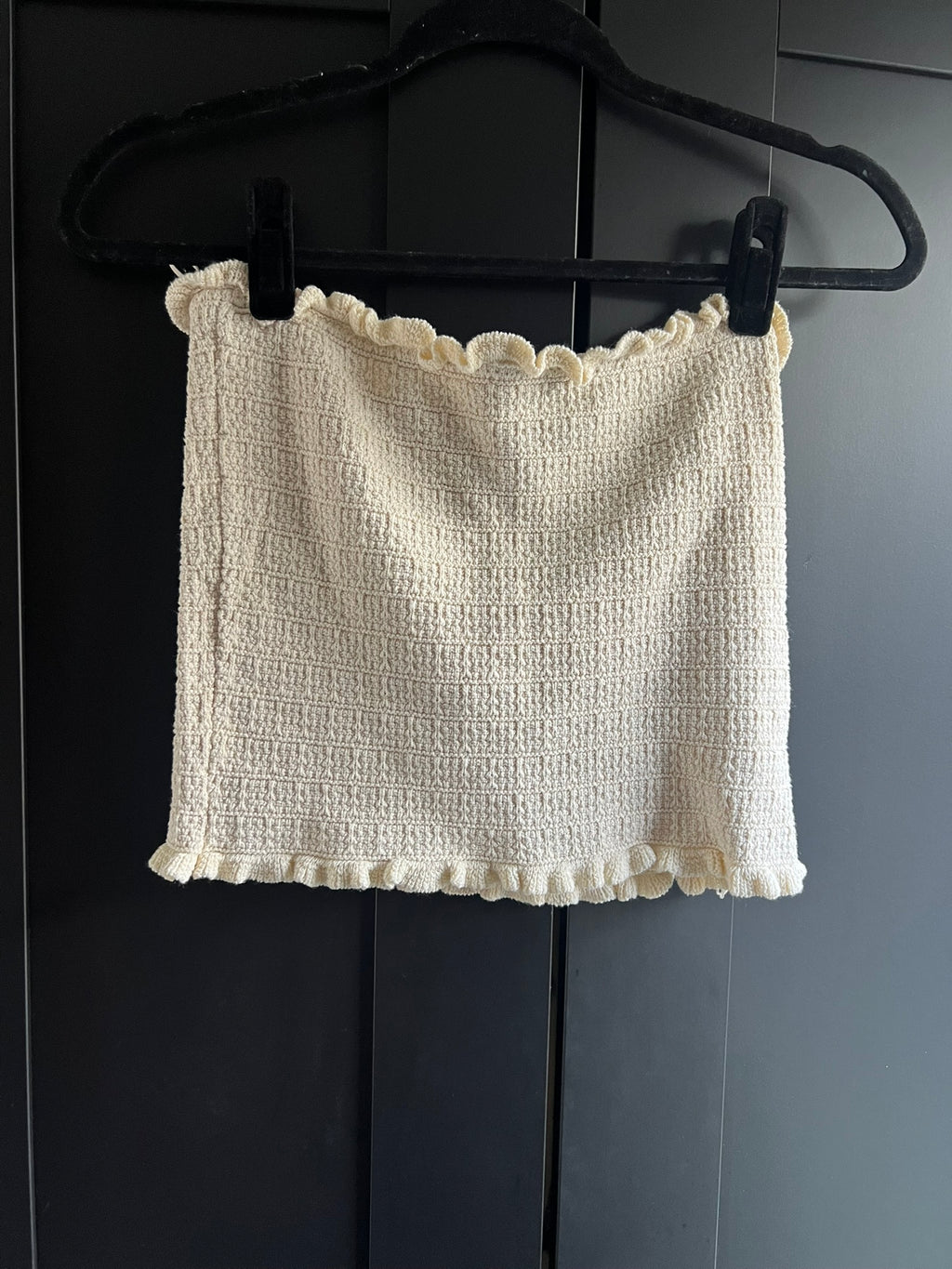Knit tube top