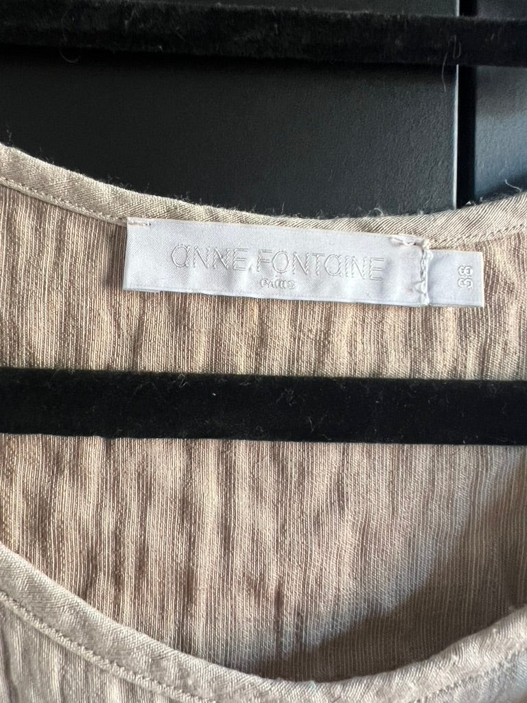 Anne Fontaine beige top