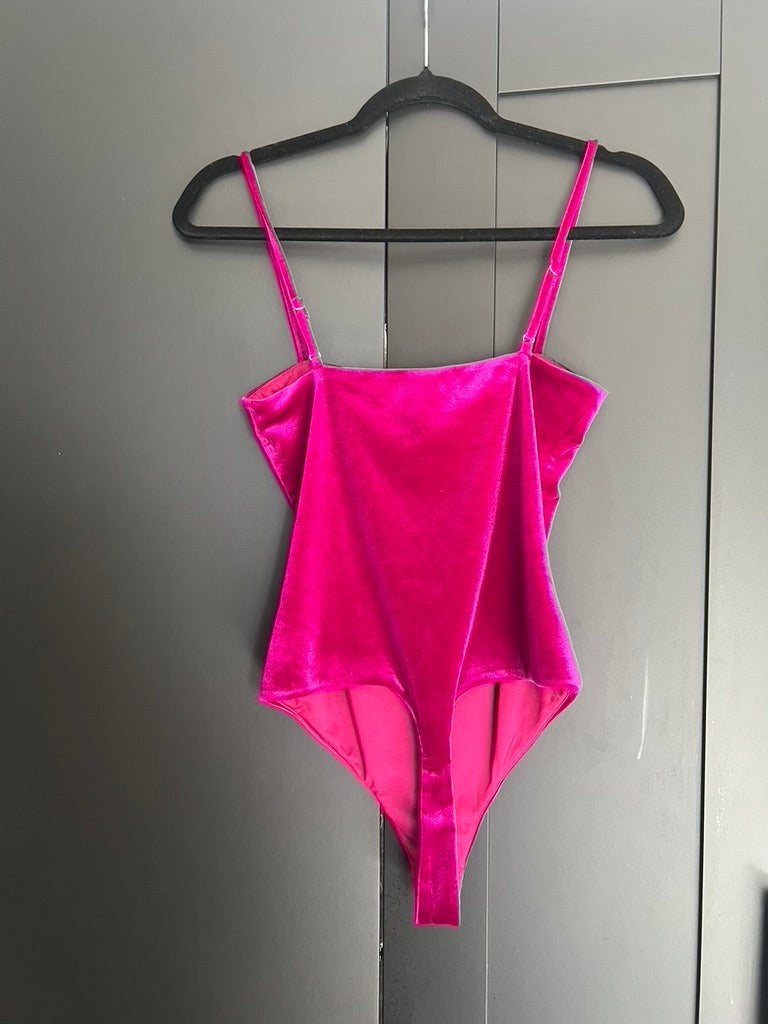 Lovers & Friends velvet bodysuit