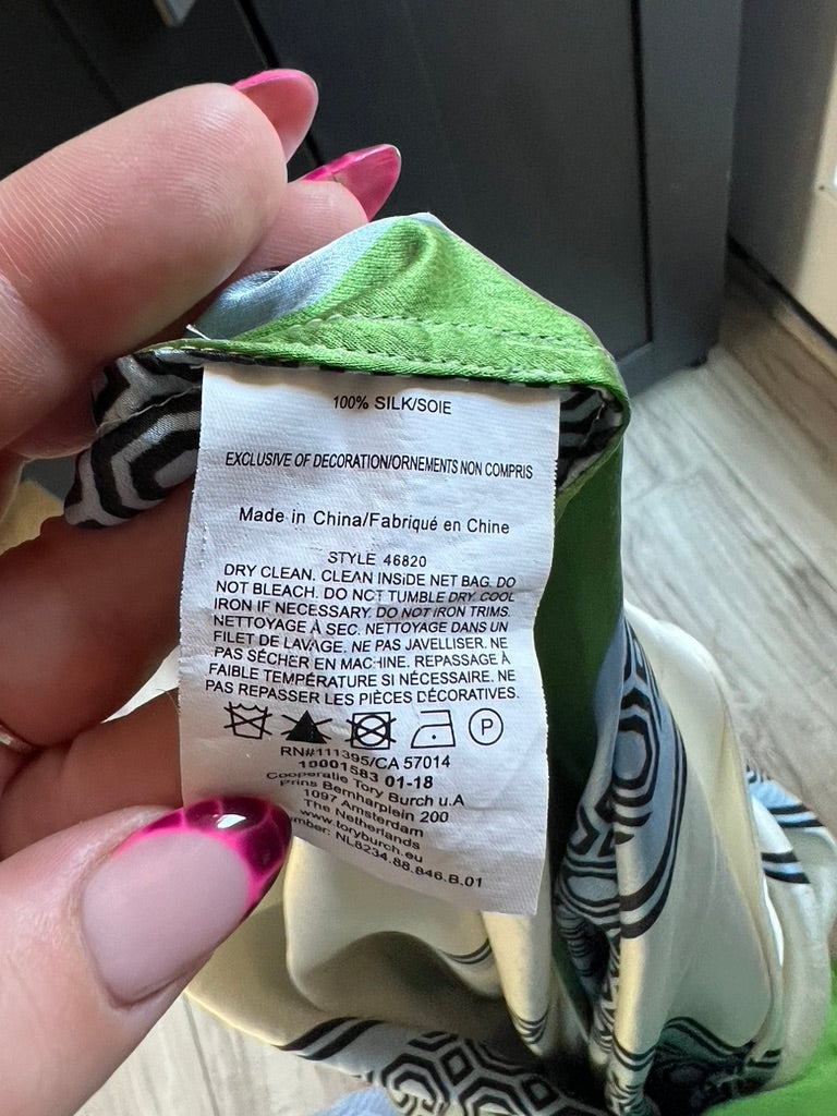 Tory Burch 100% silk maxi