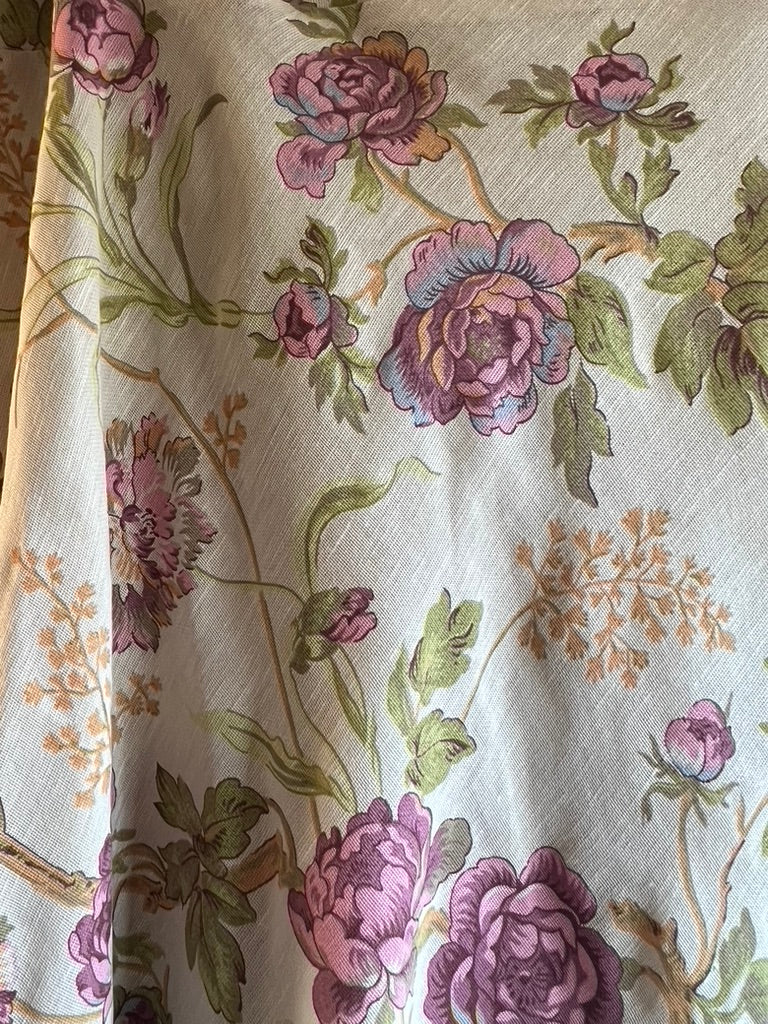 Pendleton silk/linen midi skirt