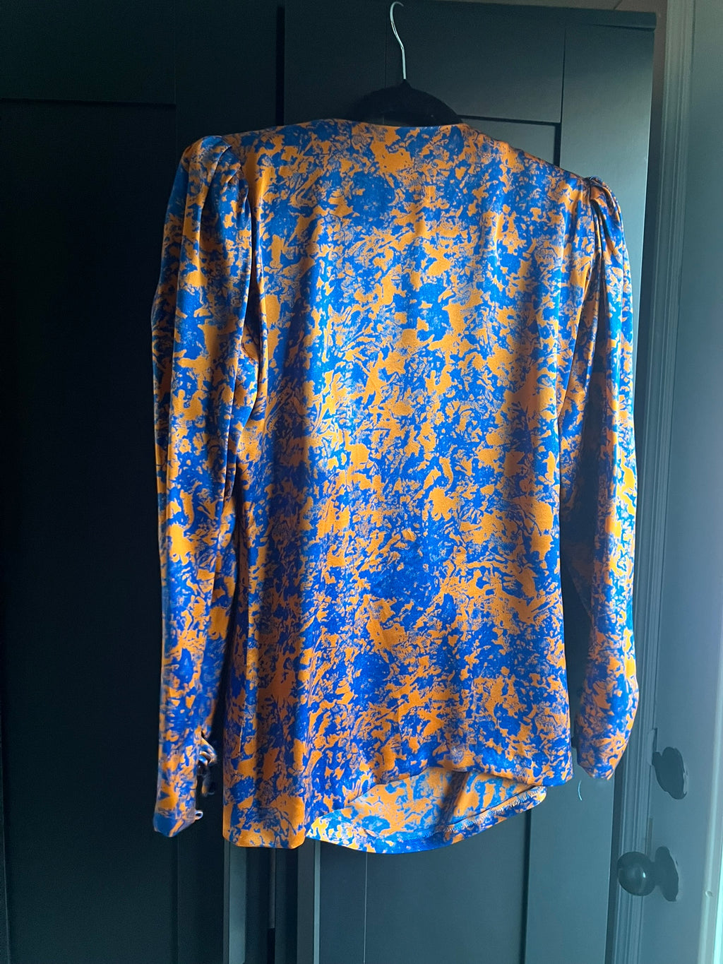 Vintage French silk blouse