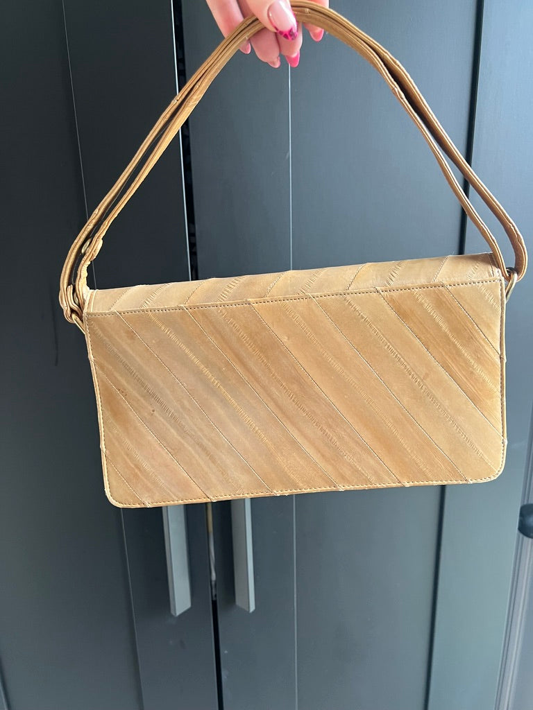 Genuine eel skin purse