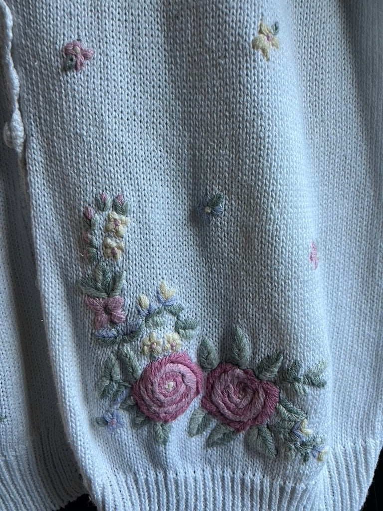 Vintage crochet sweater