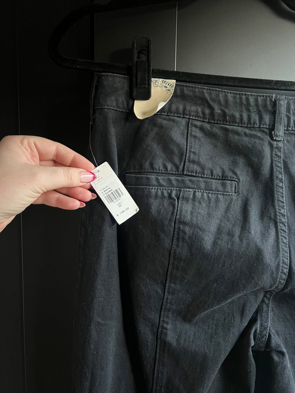 Anthropologie black flare jeans