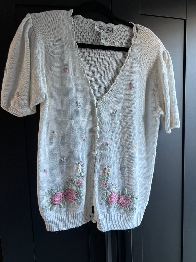 Vintage crochet sweater