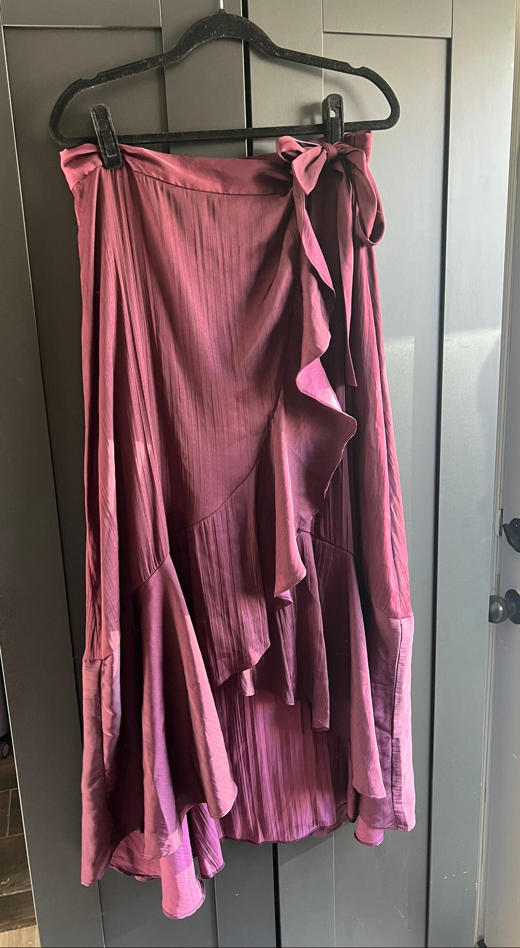 Anthropologie maxi wrap skirt