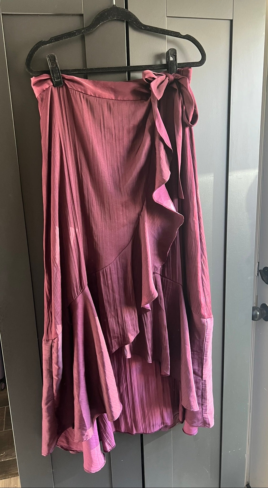 Anthropologie maxi wrap skirt