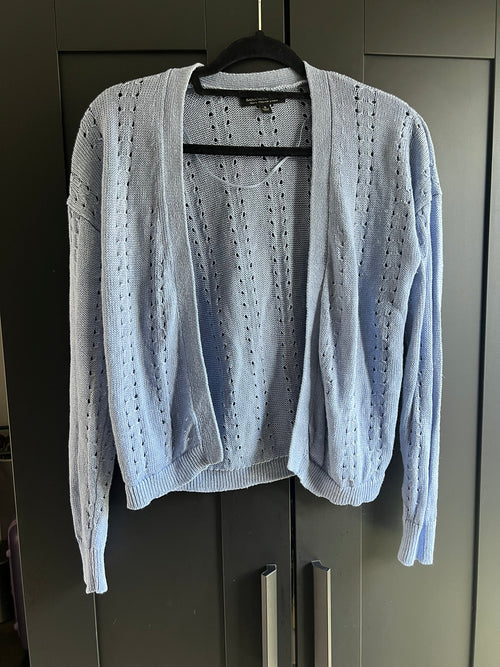 100% Italian linen knit cardigan
