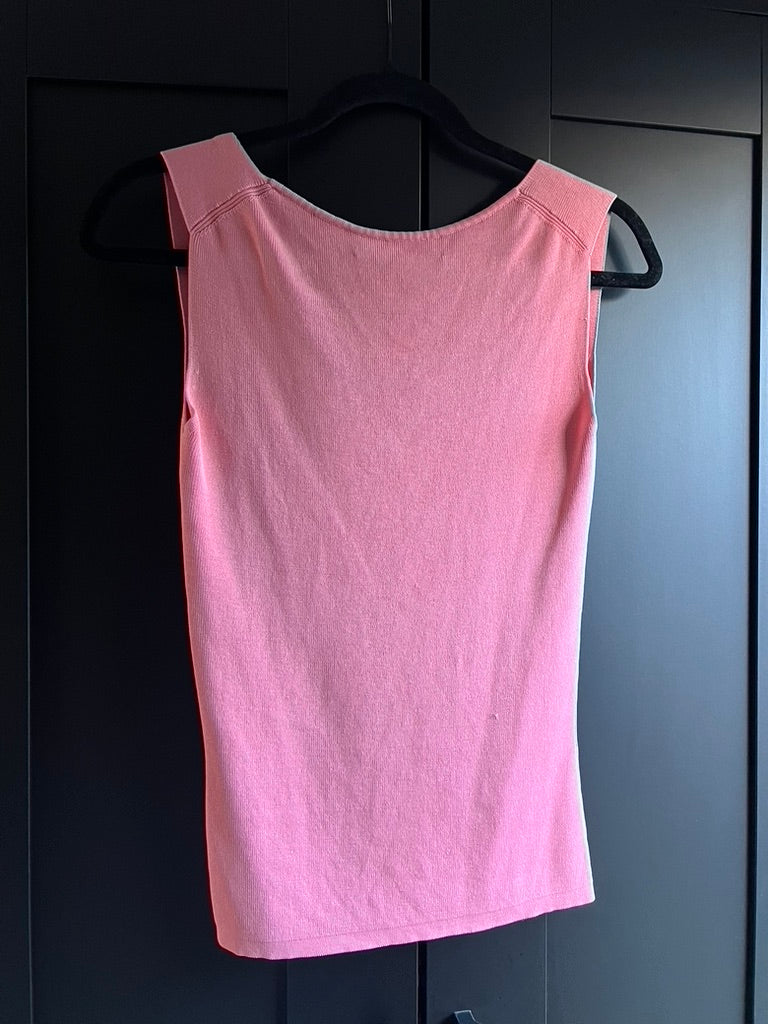 Vintage silk sweater tank