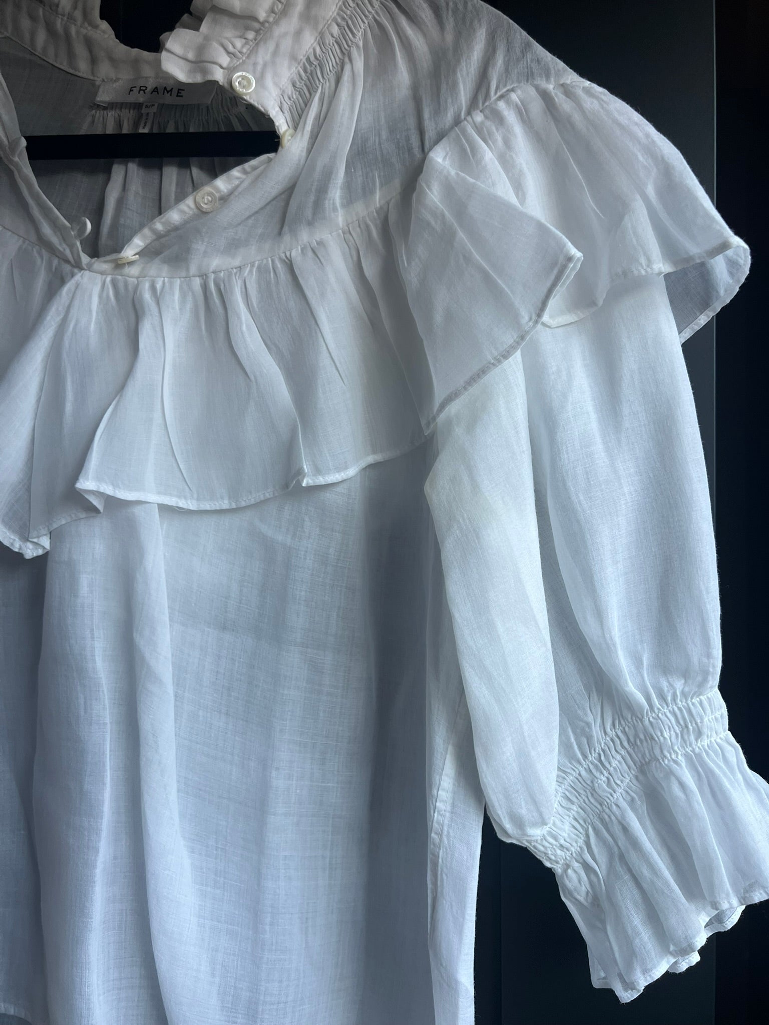 Frame white blouse